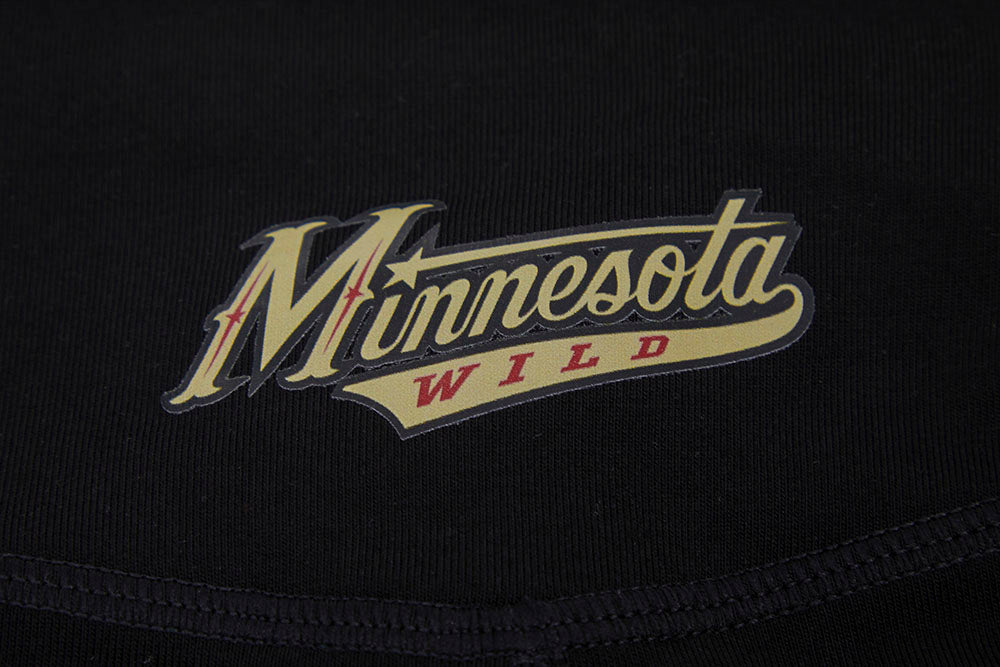 NHL MINNESOTA WILD CLASSIC LEGGING EN JERSEY À TAILLE HAUTE POUR FEMME (NOIR)