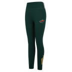NHL MINNESOTA WILD CLASSIC LEGGING EN JERSEY À TAILLE HAUTE POUR FEMME (VERT FORÊT)