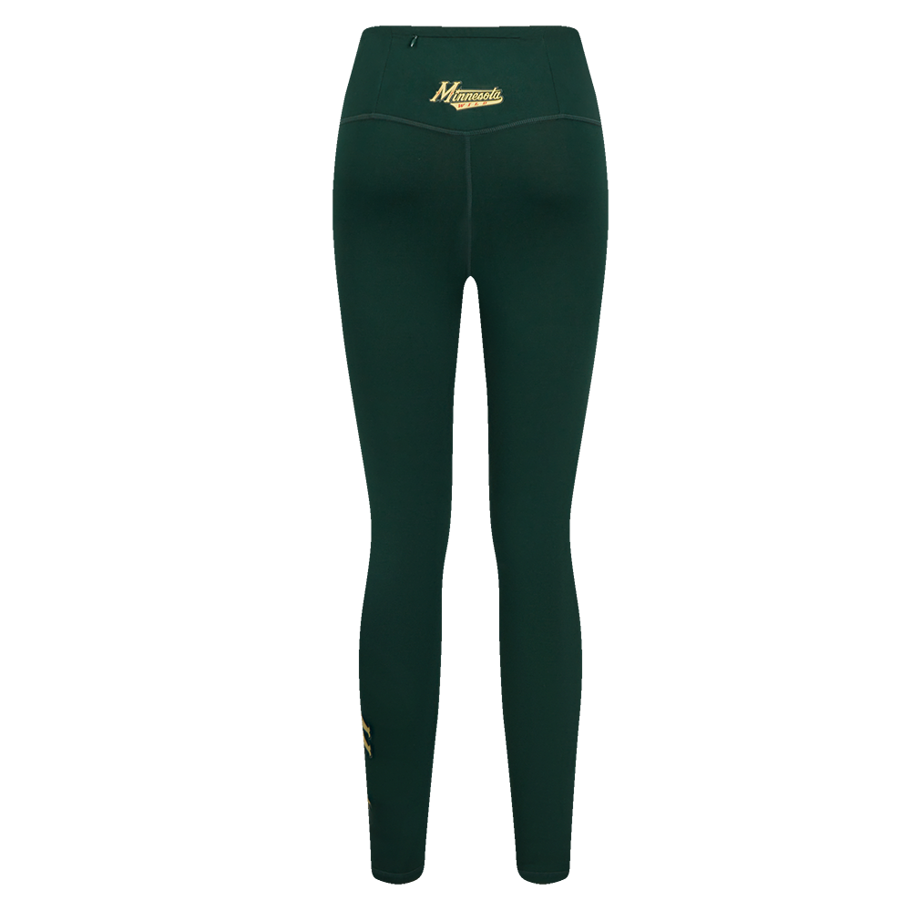 NHL MINNESOTA WILD CLASSIC LEGGING EN JERSEY À TAILLE HAUTE POUR FEMME (VERT FORÊT)