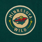 NHL MINNESOTA WILD CLASSIC WOMEN'S WOOL VARSITY JACKET (FOREST GREEN/WHITE)