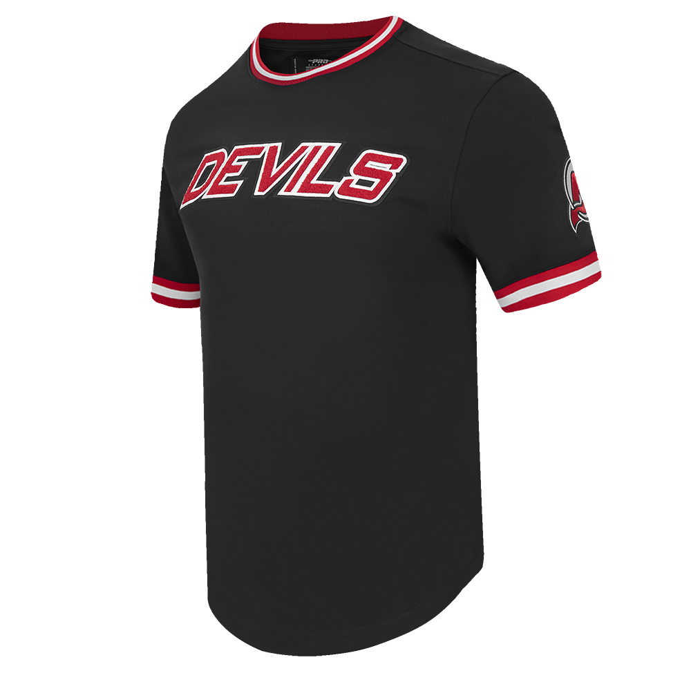 NHL NEW JERSEY DEVILS CLASSIC CHENILLE JERSEY POUR HOMME (NOIR/ROUGE)