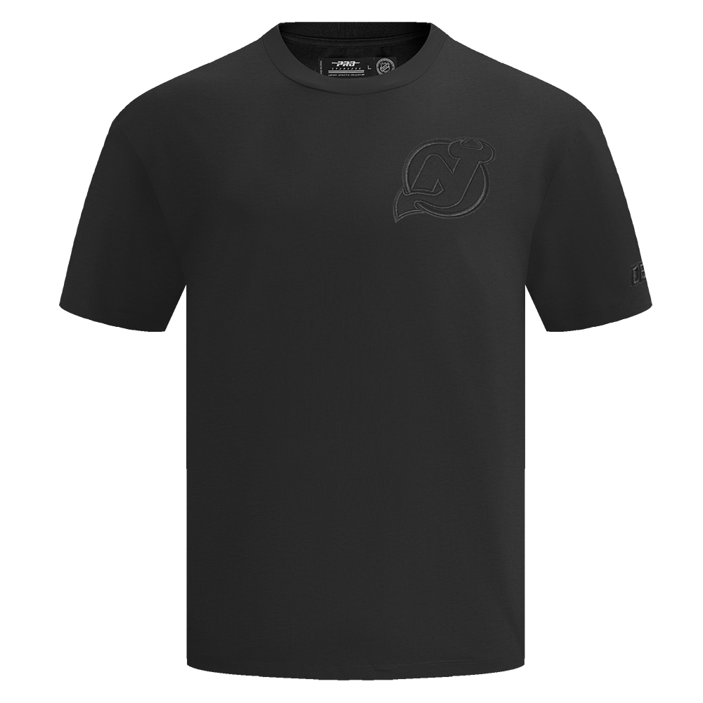 NHL NEW JERSEY DEVILS NEUTRAL MEN'S  CJ DROP SHOULDER TEE (BLACK)
