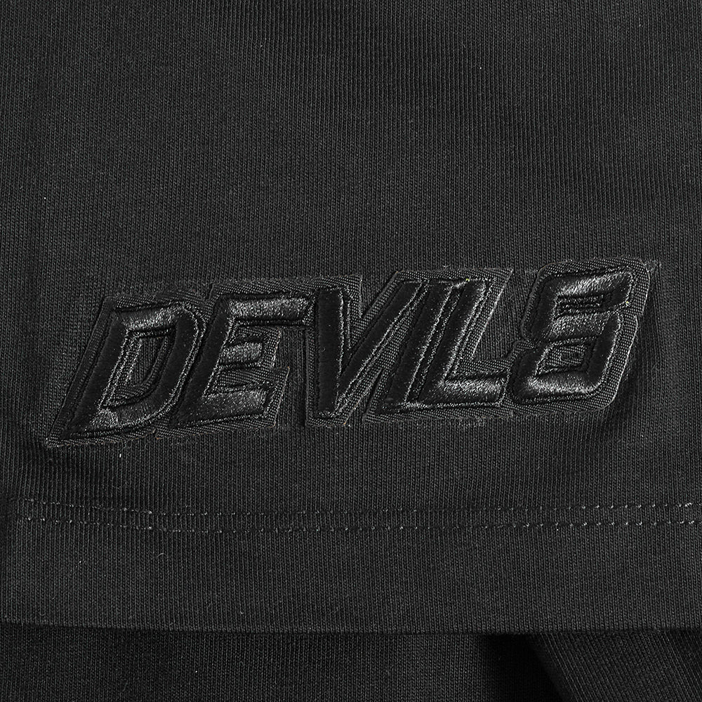 NHL NEW JERSEY DEVILS NEUTRAL MEN'S  CJ DROP SHOULDER TEE (BLACK)