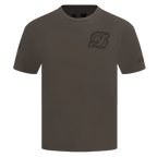 NHL NEW JERSEY DEVILS NEUTRAL T-SHIRT EN JERSEY DE COTON À ÉPAULES TOMBANTES POUR HOMME (TAUPE FONCÉ)