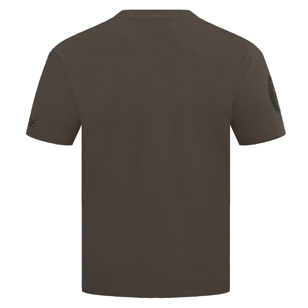 NHL NEW JERSEY DEVILS NEUTRAL T-SHIRT EN JERSEY DE COTON À ÉPAULES TOMBANTES POUR HOMME (TAUPE FONCÉ)