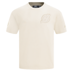 NHL NEW JERSEY DEVILS NEUTRAL MEN'S  CJ DROP SHOULDER TEE (EGGSHELL)