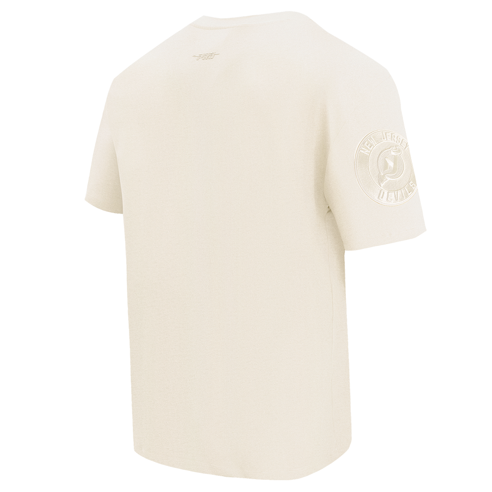 NHL NEW JERSEY DEVILS NEUTRAL MEN'S  CJ DROP SHOULDER TEE (EGGSHELL)