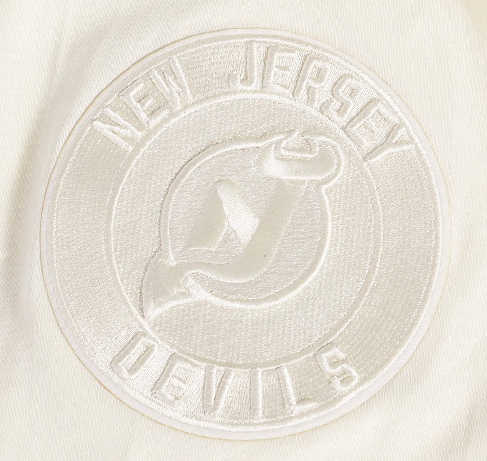 NHL NEW JERSEY DEVILS NEUTRAL MEN'S  CJ DROP SHOULDER TEE (EGGSHELL)