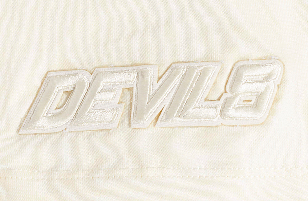 NHL NEW JERSEY DEVILS NEUTRAL MEN'S  CJ DROP SHOULDER TEE (EGGSHELL)
