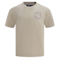 NHL NEW JERSEY DEVILS NEUTRAL T-SHIRT EN JERSEY DE COTON À ÉPAULES TOMBANTES POUR HOMME (TAUPE)