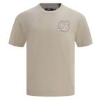 NHL NEW JERSEY DEVILS NEUTRAL T-SHIRT EN JERSEY DE COTON À ÉPAULES TOMBANTES POUR HOMME (TAUPE)