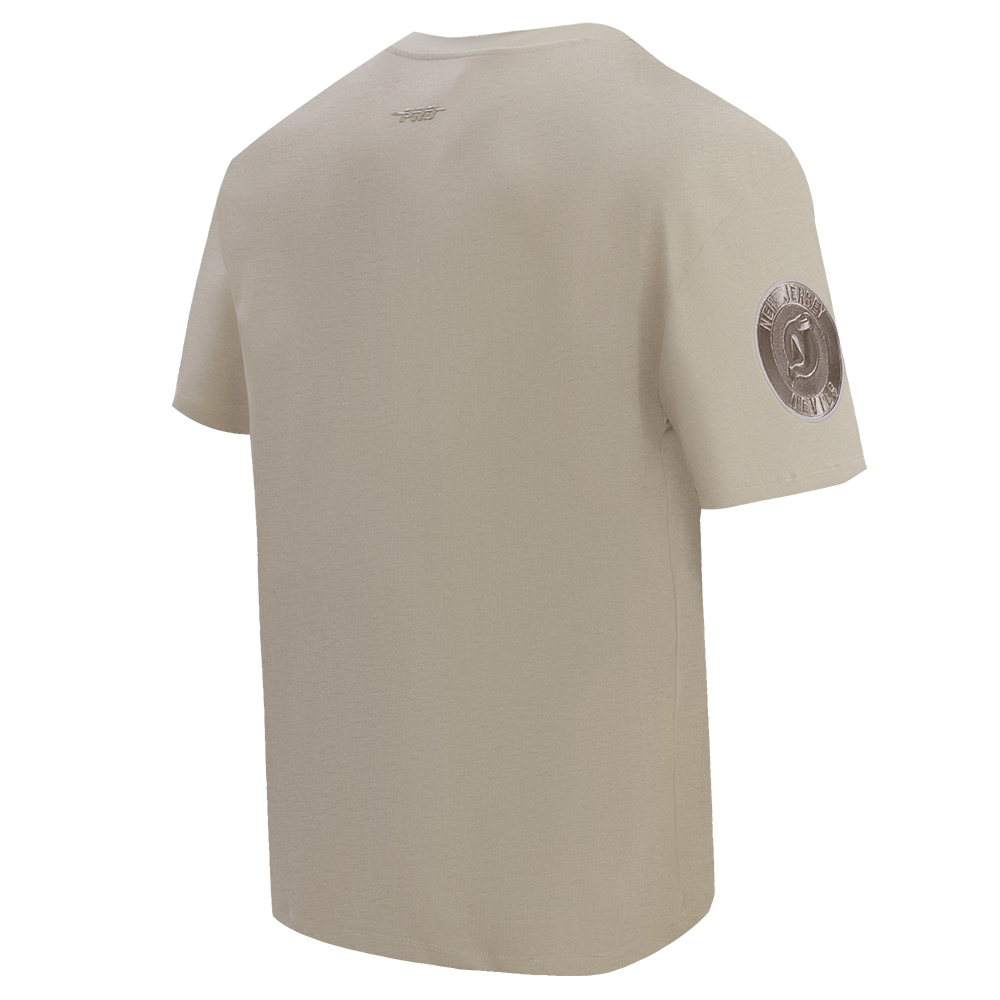 NHL NEW JERSEY DEVILS NEUTRAL T-SHIRT EN JERSEY DE COTON À ÉPAULES TOMBANTES POUR HOMME (TAUPE)