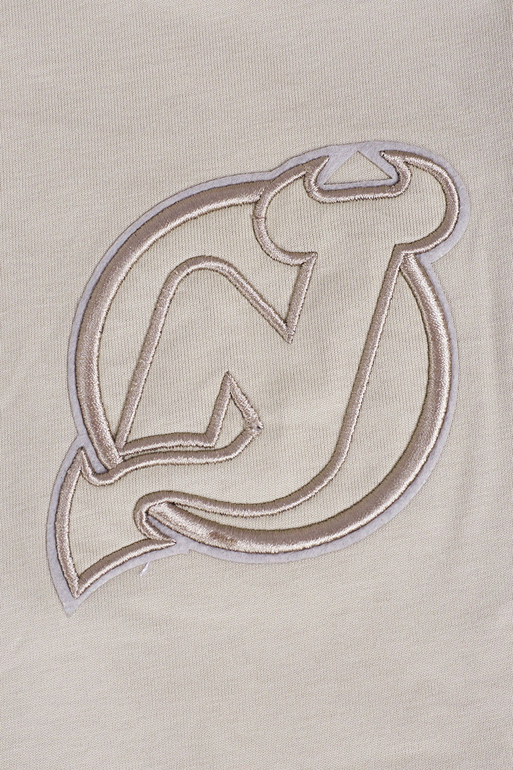 NHL NEW JERSEY DEVILS NEUTRAL T-SHIRT EN JERSEY DE COTON À ÉPAULES TOMBANTES POUR HOMME (TAUPE)