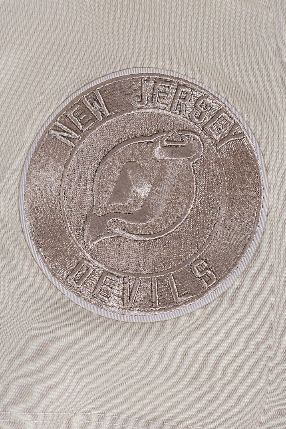 NHL NEW JERSEY DEVILS NEUTRAL T-SHIRT EN JERSEY DE COTON À ÉPAULES TOMBANTES POUR HOMME (TAUPE)