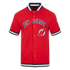 NHL NEW JERSEY DEVILS CLASSIC BLOUSON D'ÉCHAUFFEMENT POUR HOMME (ROUGE/NOIR)