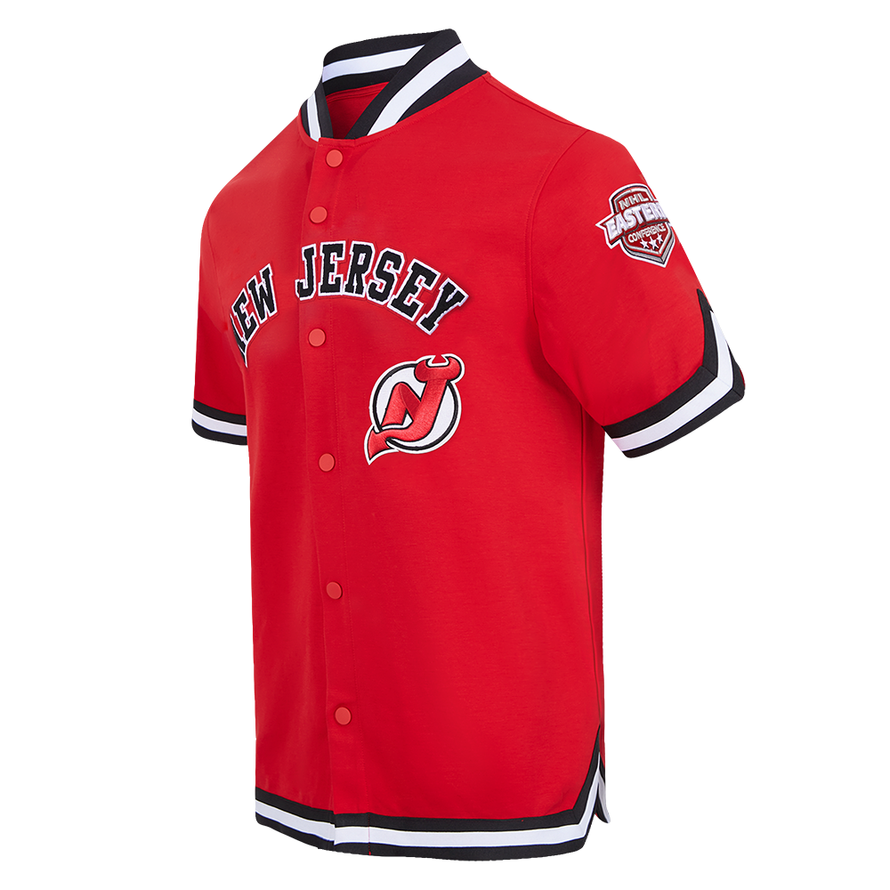 NHL NEW JERSEY DEVILS CLASSIC BLOUSON D'ÉCHAUFFEMENT POUR HOMME (ROUGE/NOIR)