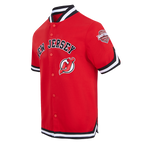 NHL NEW JERSEY DEVILS CLASSIC BLOUSON D'ÉCHAUFFEMENT POUR HOMME (ROUGE/NOIR)