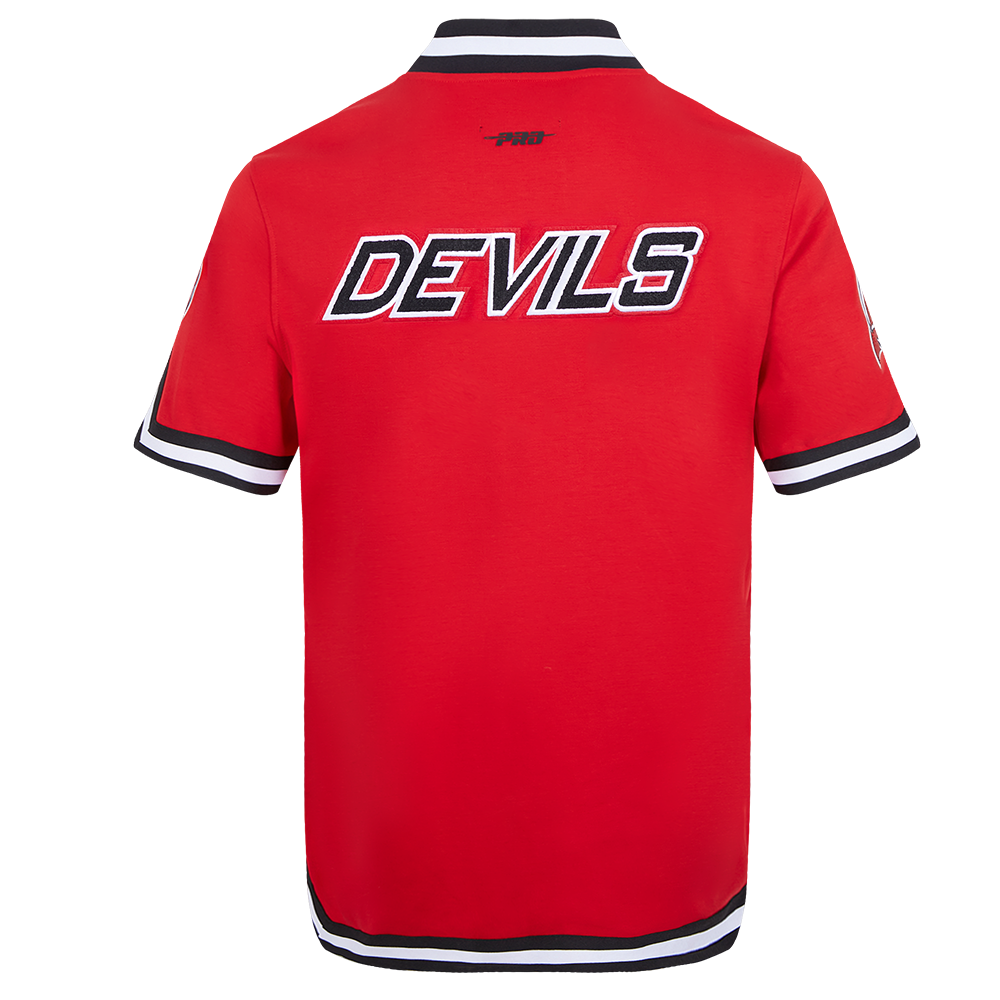 NHL NEW JERSEY DEVILS CLASSIC BLOUSON D'ÉCHAUFFEMENT POUR HOMME (ROUGE/NOIR)