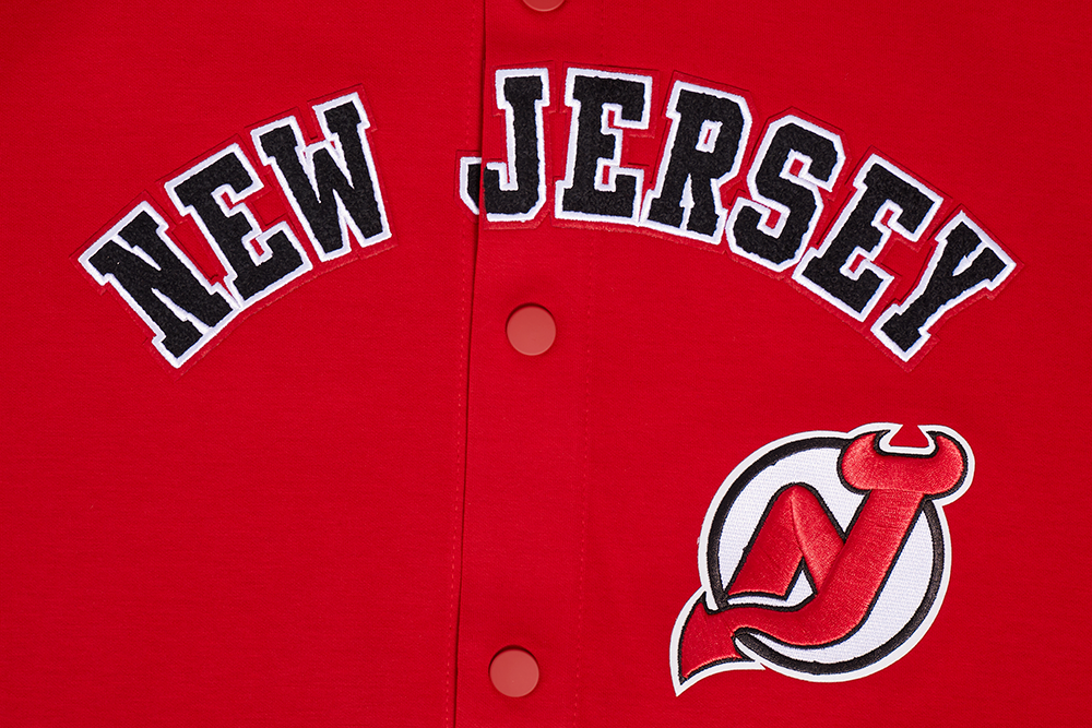 NHL NEW JERSEY DEVILS CLASSIC BLOUSON D'ÉCHAUFFEMENT POUR HOMME (ROUGE/NOIR)