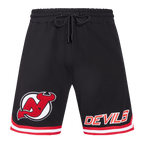 NHL NEW JERSEY DEVILS CLASSIC CHENILLE MEN'S DK SHORT (BLACK/RED)