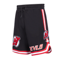 NHL NEW JERSEY DEVILS CLASSIC CHENILLE MEN'S DK SHORT (BLACK/RED)