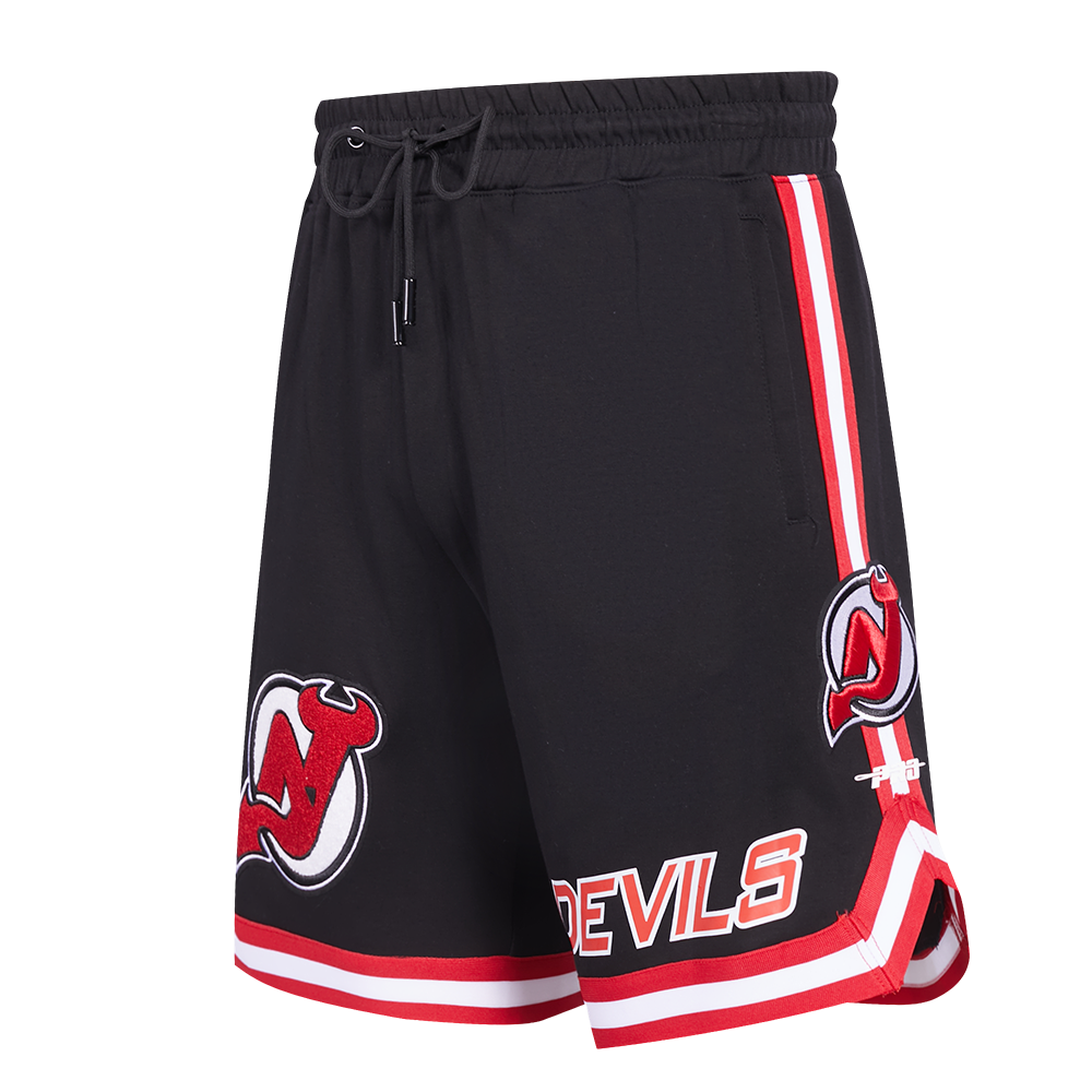 NHL NEW JERSEY DEVILS CLASSIC CHENILLE MEN'S DK SHORT (BLACK/RED)