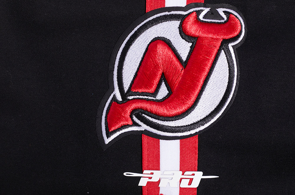 NHL NEW JERSEY DEVILS CLASSIC CHENILLE MEN'S DK SHORT (BLACK/RED)
