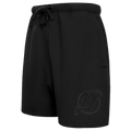 NHL NEW JERSEY DEVILS NEUTRAL SHORT EN MOLLETON POUR HOMME (NOIR)