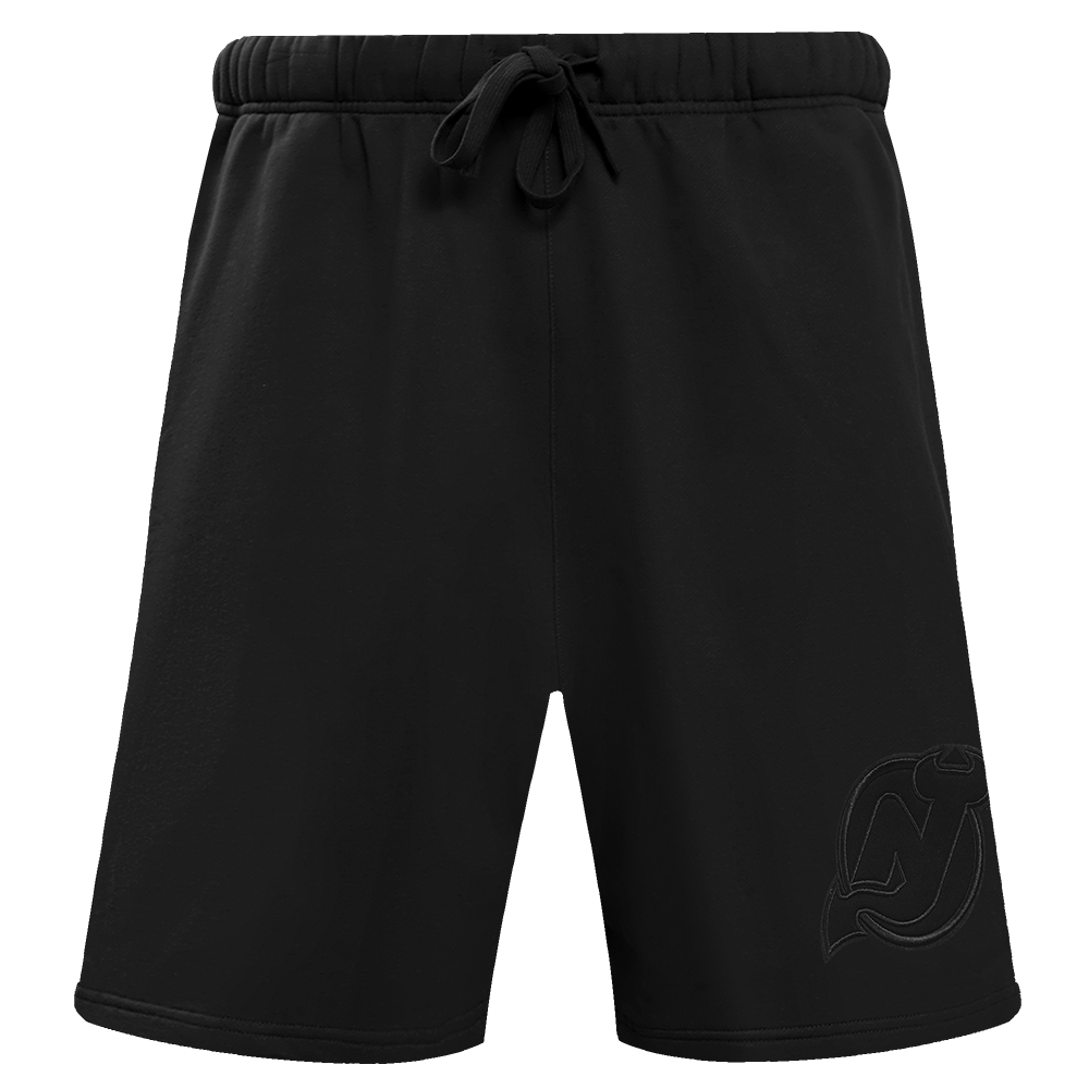 NHL NEW JERSEY DEVILS NEUTRAL SHORT EN MOLLETON POUR HOMME (NOIR)