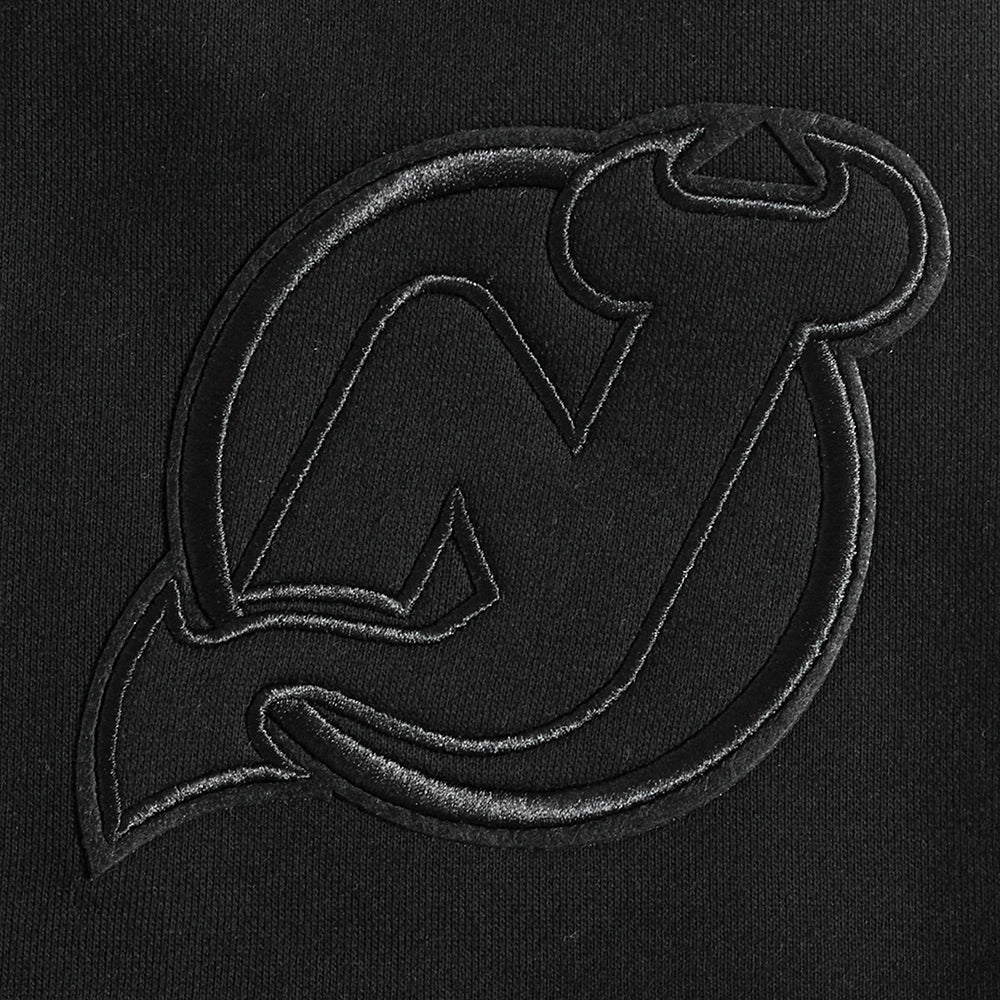 NHL NEW JERSEY DEVILS NEUTRAL SHORT EN MOLLETON POUR HOMME (NOIR)