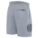 NHL NEW JERSEY DEVILS NEUTRAL SHORT EN MOLLETON POUR HOMME (GRIS CHINÉ FONCÉ)