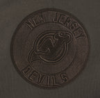 NHL NEW JERSEY DEVILS NEUTRAL SHORT EN MOLLETON POUR HOMME (TAUPE FONCÉ)