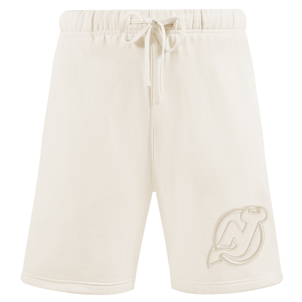 NHL NEW JERSEY DEVILS NEUTRAL SHORT EN MOLLETON POUR HOMME (COQUILLE D'ŒUF)