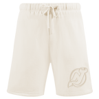 NHL NEW JERSEY DEVILS NEUTRAL SHORT EN MOLLETON POUR HOMME (COQUILLE D'ŒUF)