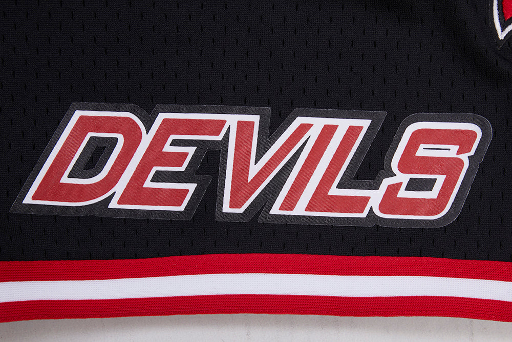 NHL NEW JERSEY DEVILS CLASSIC MESH SHORT (BLACK/RED)