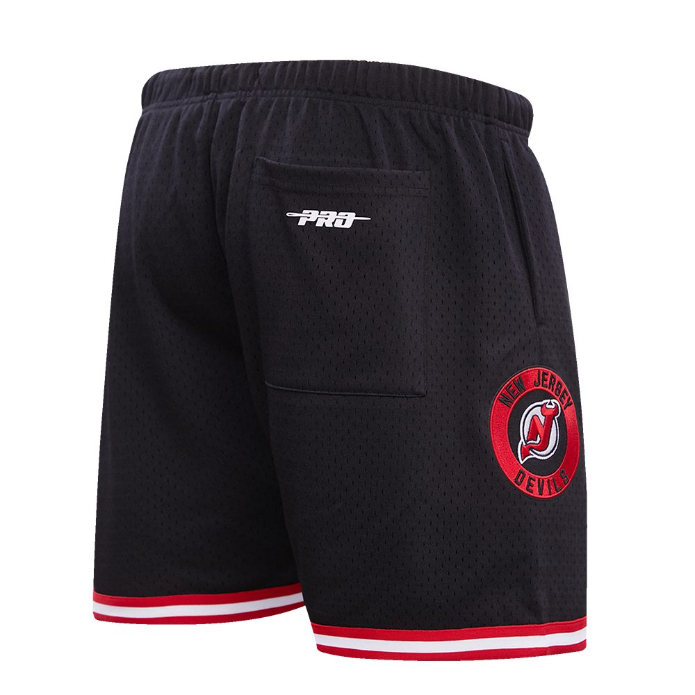 NHL NEW JERSEY DEVILS CLASSIC MESH SHORT (BLACK/RED)