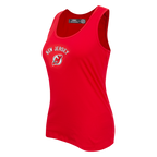 NHL NEW JERSEY DEVILS CLASSIC CAMISOLE DOS NAGEUR À COUPE DÉCONTRACTÉE POUR FEMME (ROUGE)