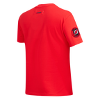 NHL NEW JERSEY DEVILS CLASSIC SHORT SLEEVE WOMEN'S SINGLE JERSEY SLIM FIT TEE (RED)