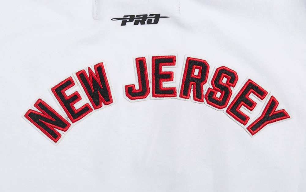 NHL NEW JERSEY DEVILS CLASSIC T-SHIRT À COUPE CARRÉE POUR FEMME (BLANC)