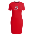 NHL NEW JERSEY DEVILS CLASSIC WOMEN'S BODYCON DRESS (RED)
