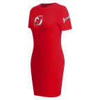 NHL NEW JERSEY DEVILS CLASSIC WOMEN'S BODYCON DRESS (RED)