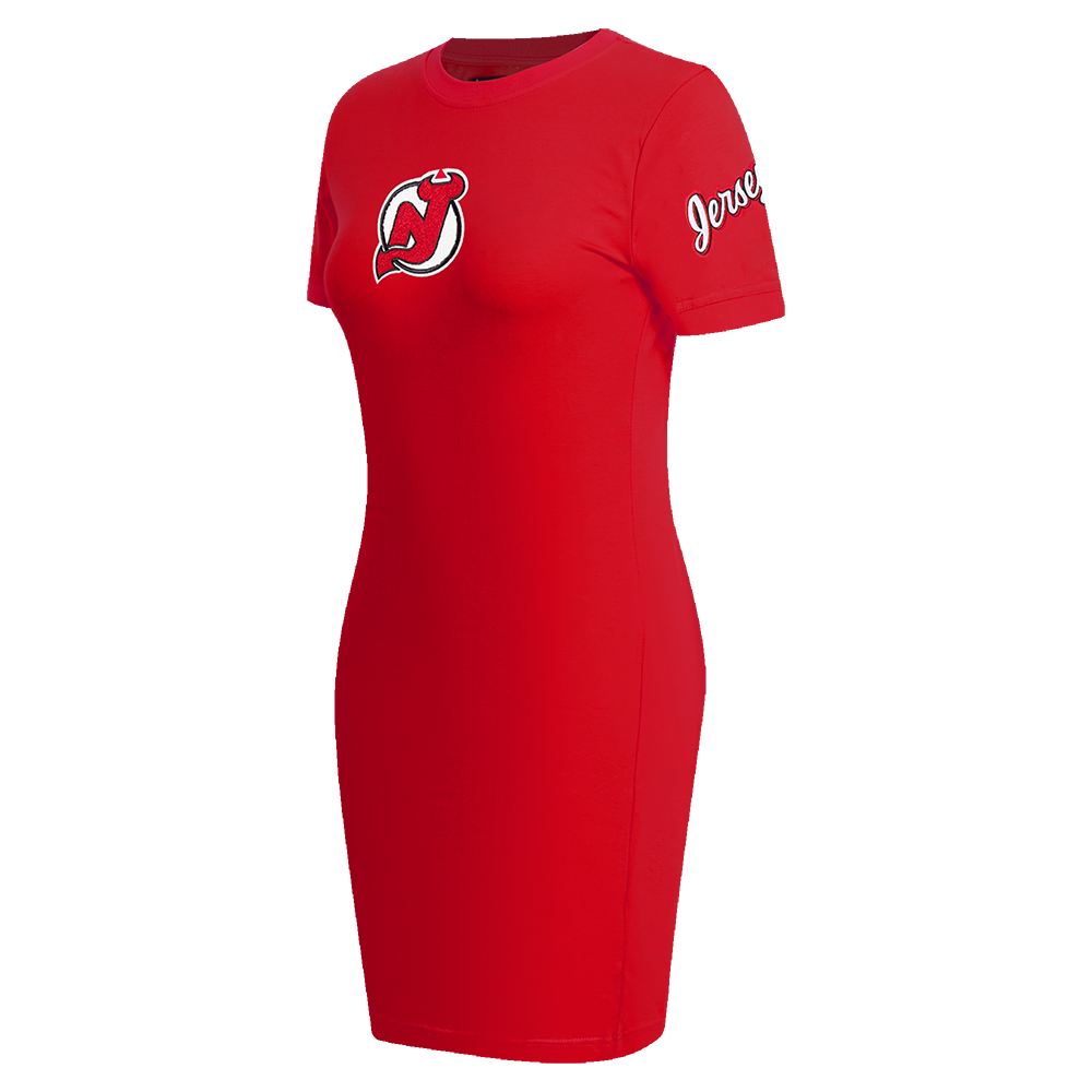 NHL NEW JERSEY DEVILS CLASSIC WOMEN'S BODYCON DRESS (RED)