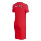 NHL NEW JERSEY DEVILS CLASSIC WOMEN'S BODYCON DRESS (RED)