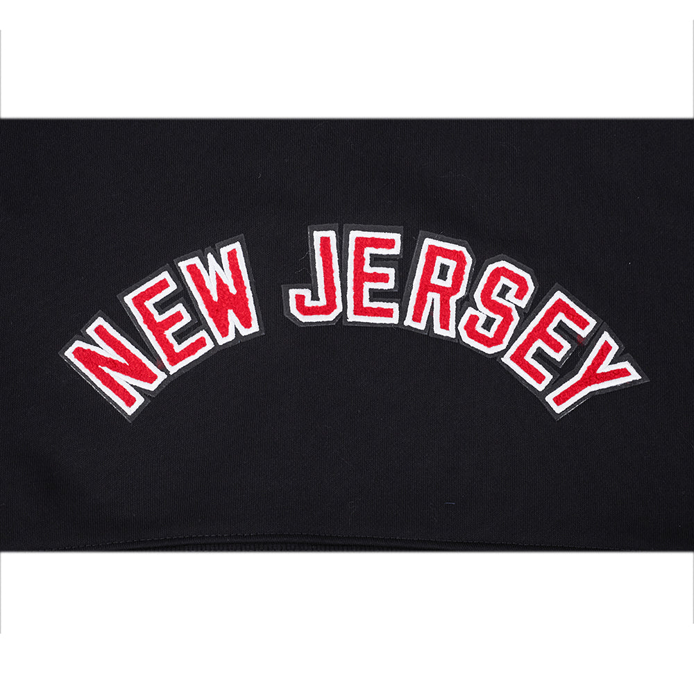NHL NEW JERSEY DEVILS CLASSIC WOMEN'S FLEECE HOODIE DRESS (BLACK)