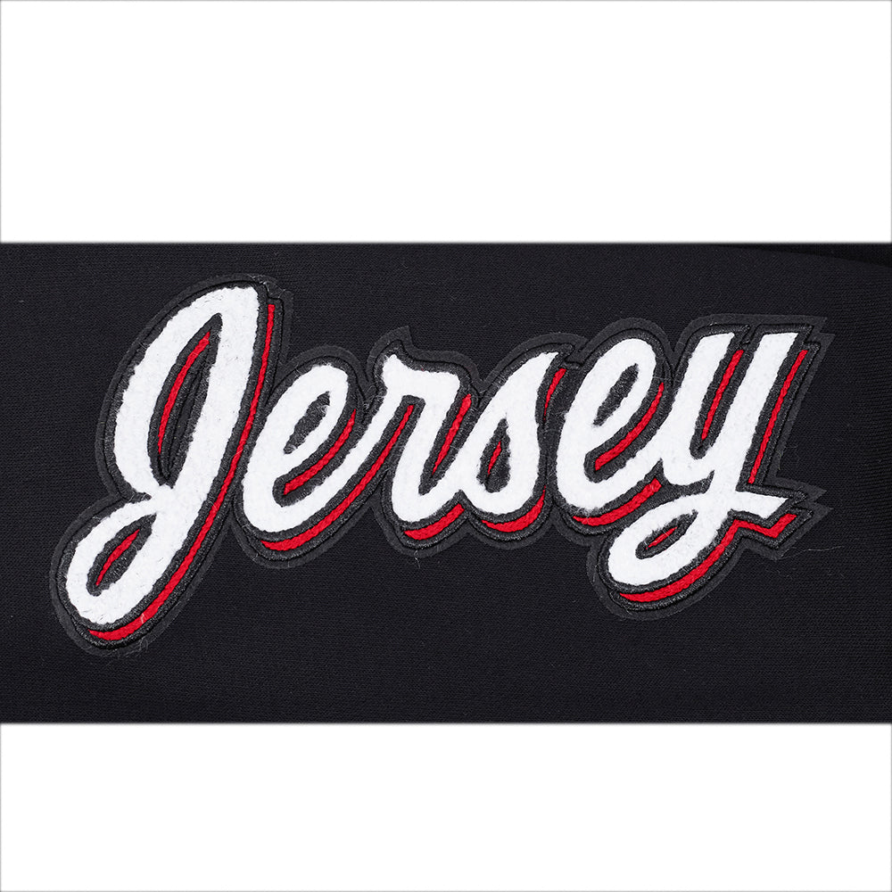 NHL NEW JERSEY DEVILS CLASSIC WOMEN'S FLEECE HOODIE DRESS (BLACK)