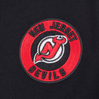 NHL NEW JERSEY DEVILS CLASSIC WOMEN'S FLEECE HOODIE DRESS (BLACK)