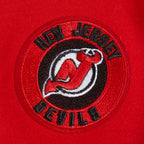 NHL NEW JERSEY DEVILS CLASSIC WOMEN'S FLEECE HOODIE DRESS (RED)
