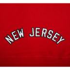 NHL NEW JERSEY DEVILS CLASSIC WOMEN'S FLEECE HOODIE DRESS (RED)