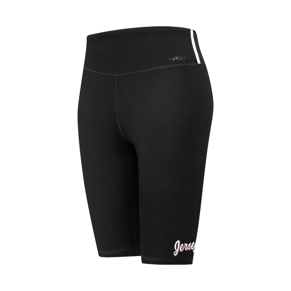 NHL NEW JERSEY DEVILS CLASSIC WOMEN'S COTTON BIKE SHORT (BLACK)