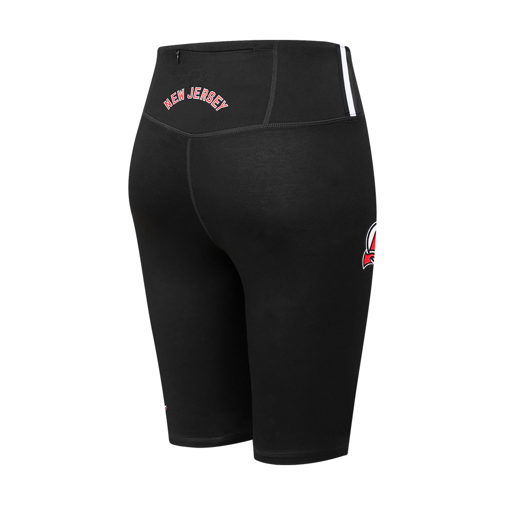 NHL NEW JERSEY DEVILS CLASSIC WOMEN'S COTTON BIKE SHORT (BLACK)